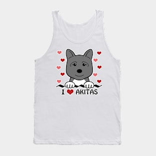 I Love Akitas Tank Top